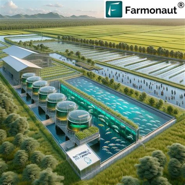 Fish farm with glass block