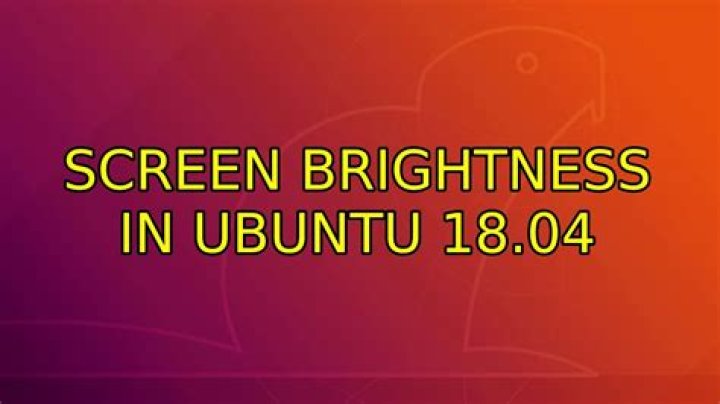 Flickering Brightness Ubuntu 20.04