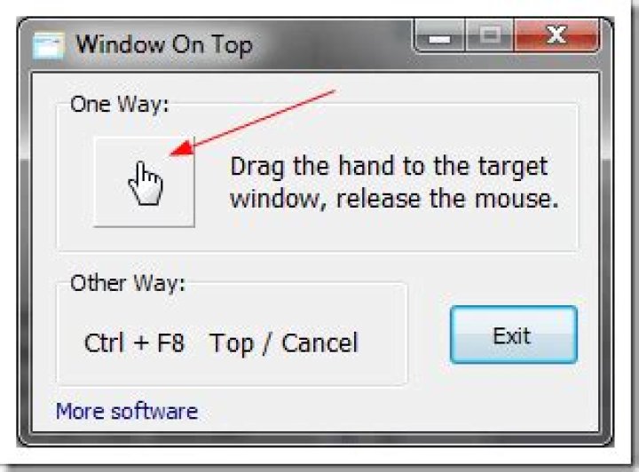 Force a window to stay always on top in Windows 7 [duplicate]