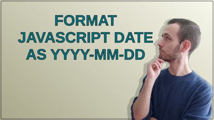 Format JavaScript date as yyyy-mm-dd
