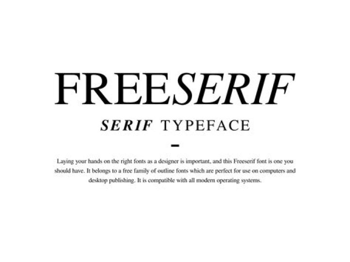 FreeSerif