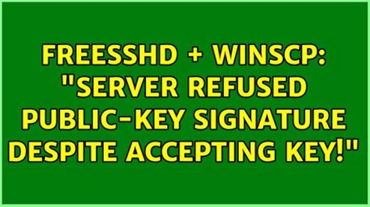 FreeSSHd + WinSCP: 