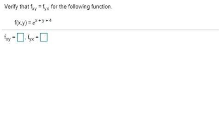 fxy=fyx