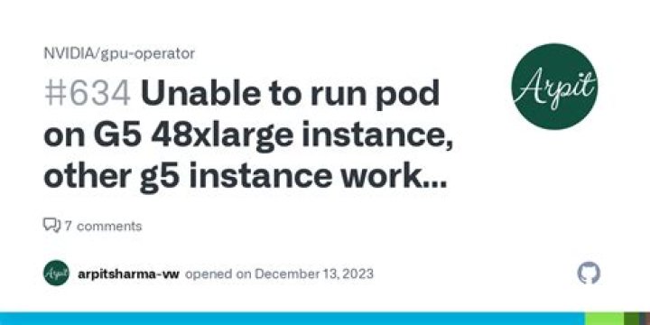 g5.48xlarge on-demand instance creation failure