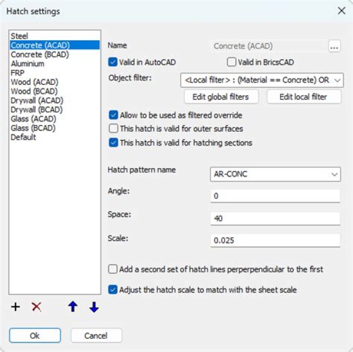 general output settings