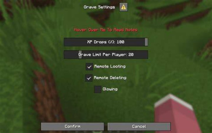 Getting to config menu