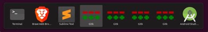 GitK in application switcher