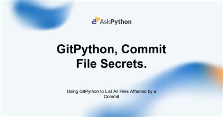 GitPython list all files affected by a certain commit