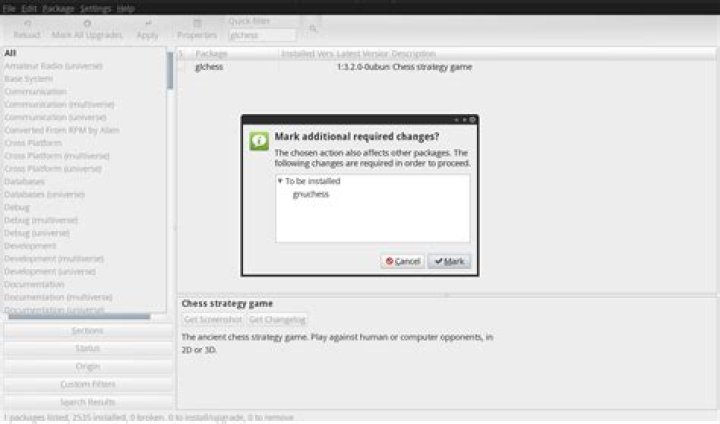 glchess install