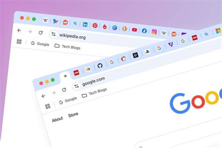 Google Chrome with minimal layout without address bar, and without tabs