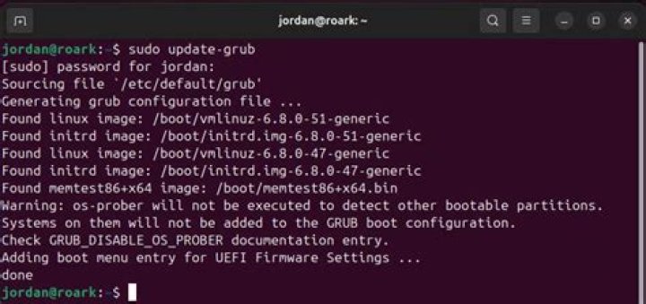 Grub command line opening when selecting Ubuntu