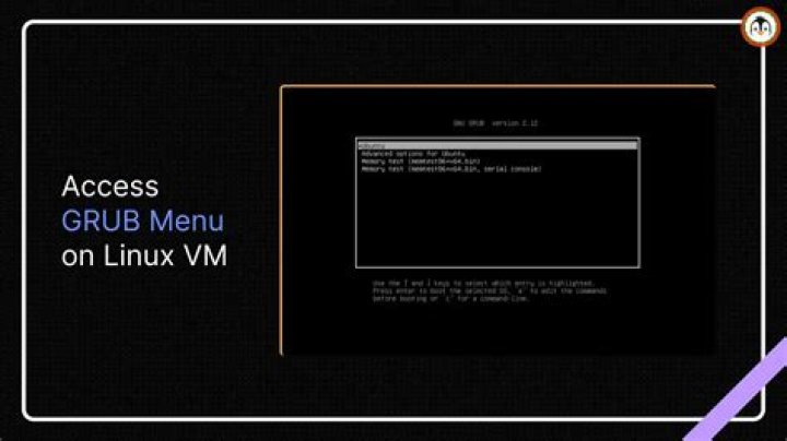 Grub menu