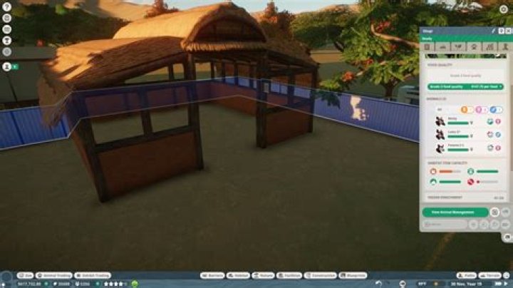 Habitat info panel