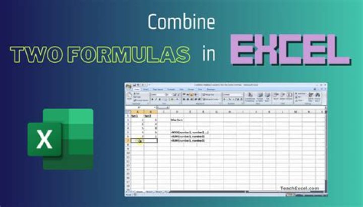 Having 2 formulas in one cell in excel