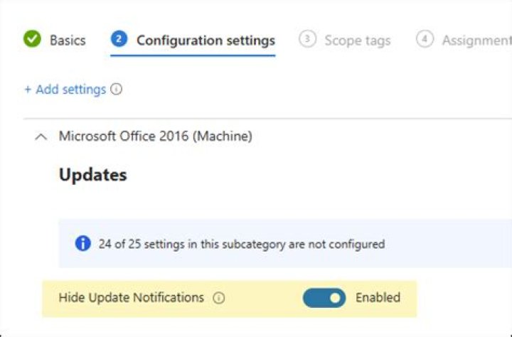 Hide Update Notifications