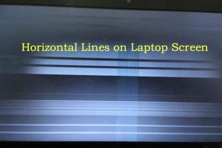 Horizontal pixelated lines on my Laptop LCD screen