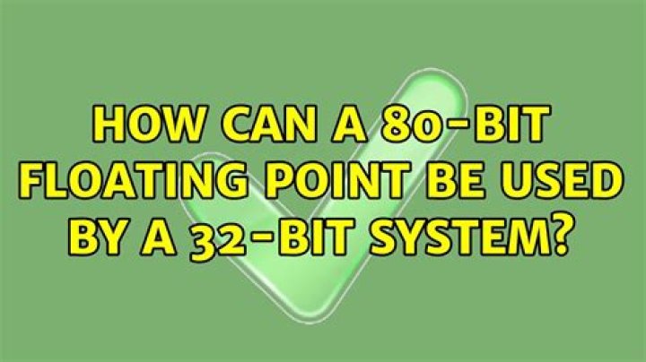 How can a 80-bit floating point be used by a 32-bit system? [duplicate]