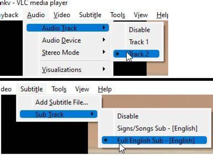 How can I choose which audio and subtitle tracks to keep when converting from MKV to MP4 with FFMPEG?