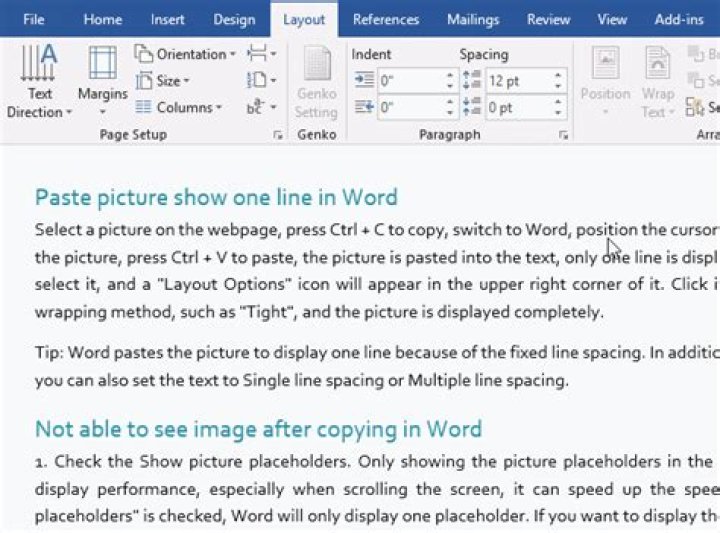 How can I convert web layout to print layout without disturbing the images?