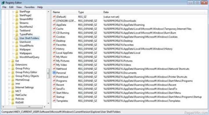 How can I determine the location of the current user's Documents folder from a Windows batch script?