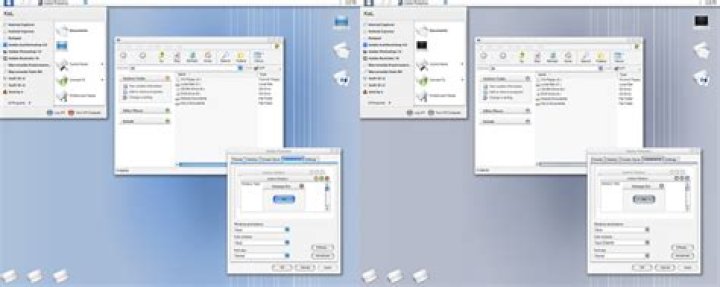 How can I enable the built-in macOS theme known as Aqua on Windows XP?