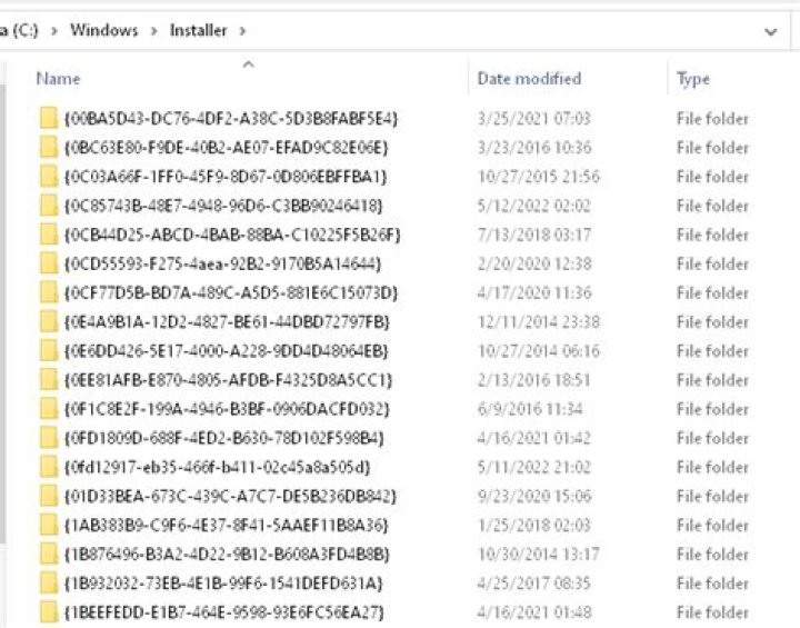 How can I free up drive space from the Windows installer folder without killing Windows?