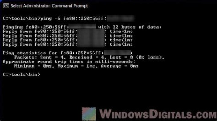 How can I get windows to release an IPv6 address