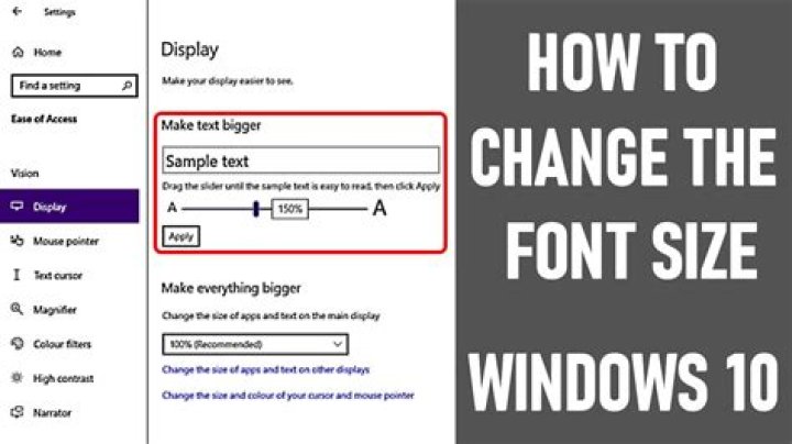 How can I increase the font size of names