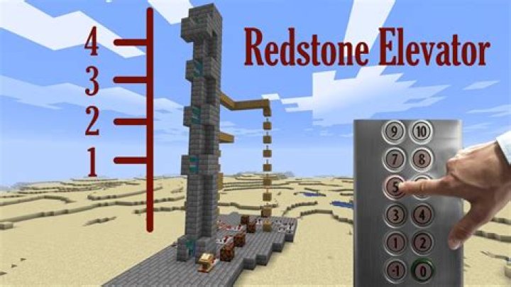 How can I make a Redstone elevator in Minecraft Java Edition?