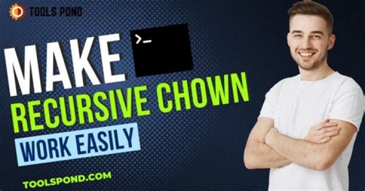 How can I make chown work recursively?