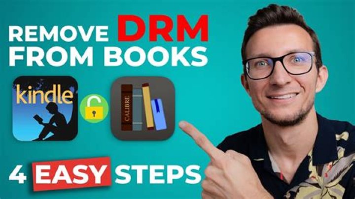 How can I remove DRM from my Kindle books?