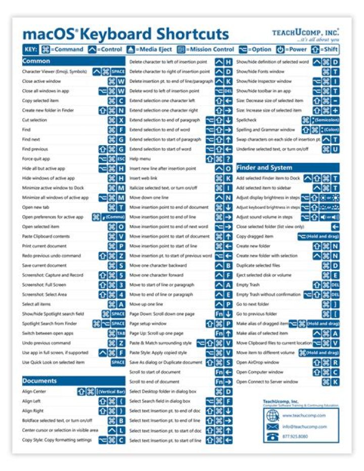 How can I select a line in the macOS terminal with keyboard shortcuts?