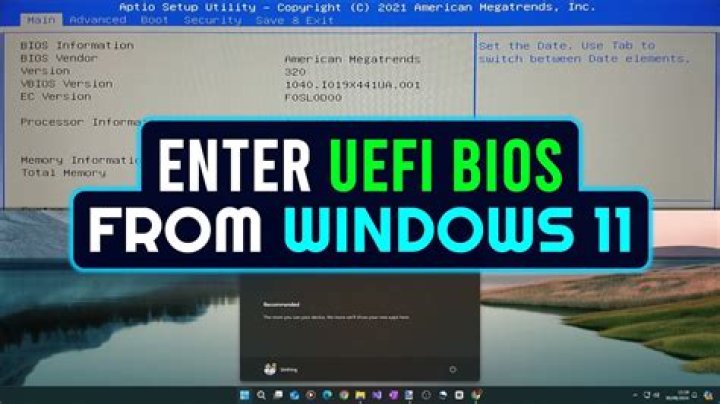 How can I switch from UEFI to BIOS?