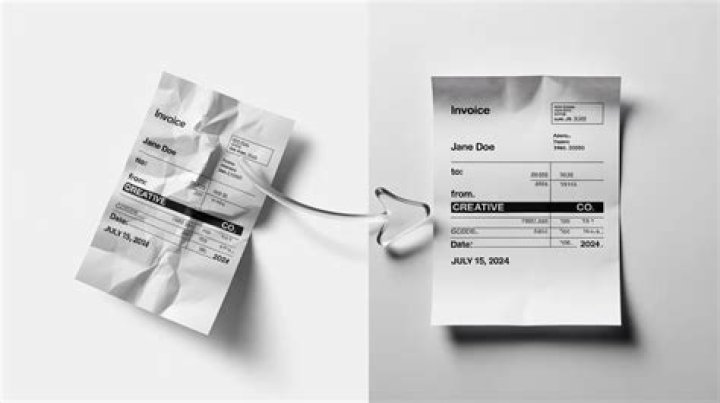 How can I turn photos of paper documents into a scanned document?