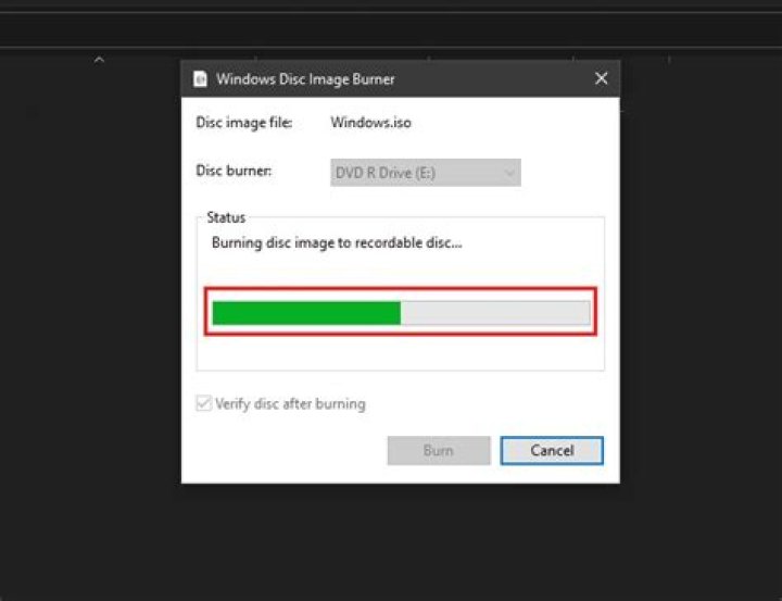 How can we burn an iso image to hard disk? 