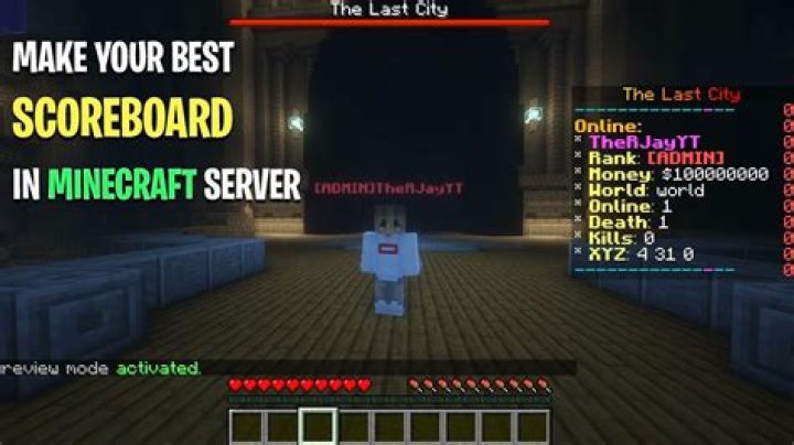 How do I add a scoreboard listing the health of other players when I press TAB?
