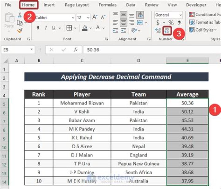 How do I change whole number into a decimal number in Excel?