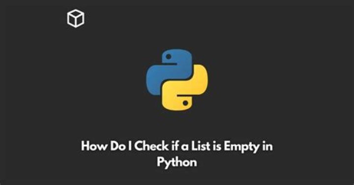 How do I check if a list is empty?