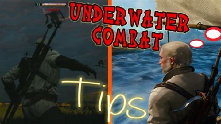 How do I combat enemies in the water?