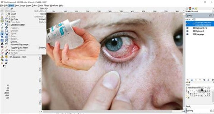 How do I deselect a tool in GIMP?