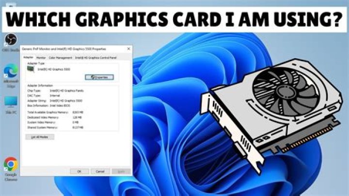 How do I determine which graphics card I'm using?