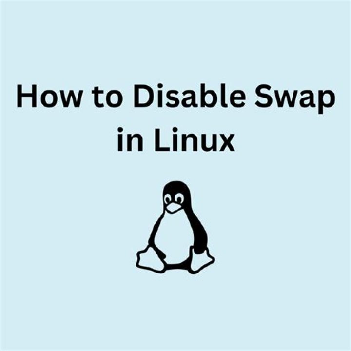 How do I disable swap?