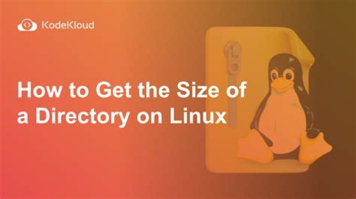 How do I find the size of a directory on a Unix-like command-line?