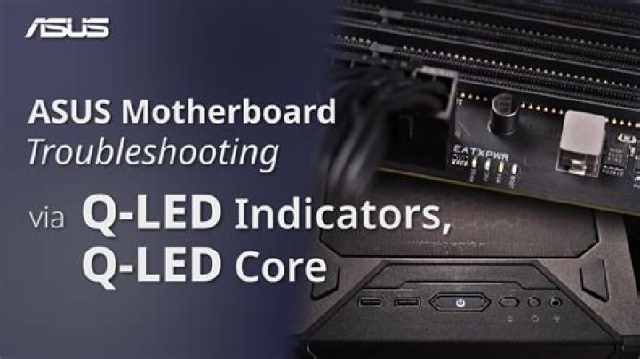 How do I interpret the Asus motherboard LED and beep patterns?