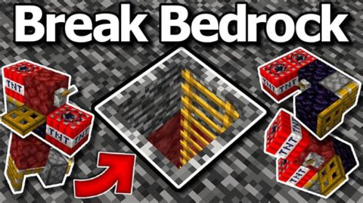 How do I make a pickaxe that can break bedrock? [duplicate]