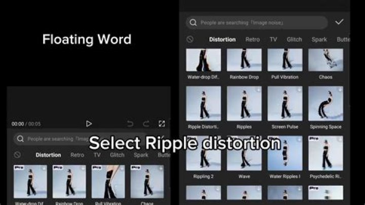 How do I make floating words?