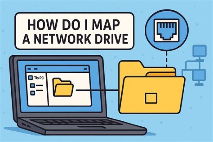 How do I mount a network drive to a folder?