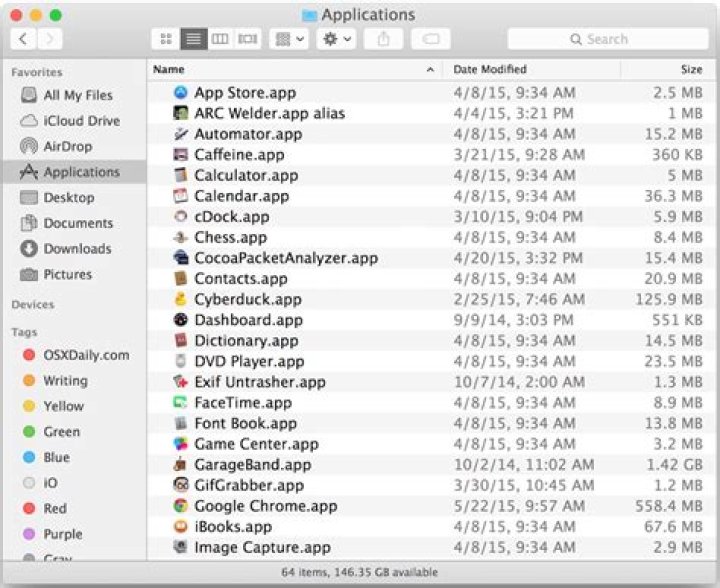How do I move my applications from /Applications to ~/Applications on MacOS