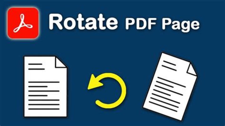 How do I rotate certain pages of a PDF to a particular direction?