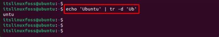 How do the '-s', '-t', and '-c' options of the tr command work in Unix?